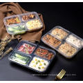 Disposable plastic take away lunch box/food container